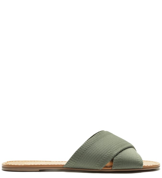 Chinelo Arezzo Futuro Tiras Cruzadas Militar