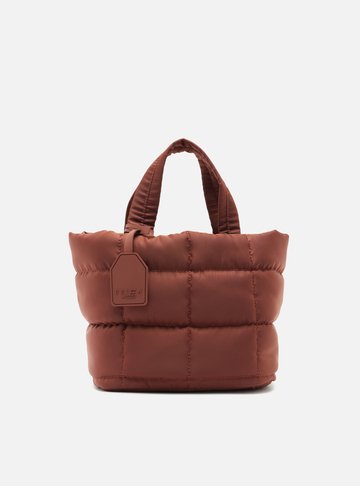 Arezzo — Bolsa Tote Bordô Média Acamurçado Brizza