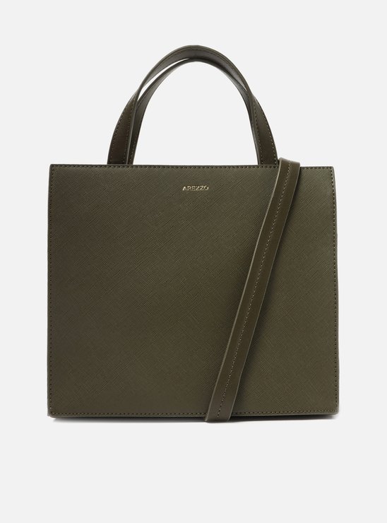 Bolsa Tote Verde Oliva Média