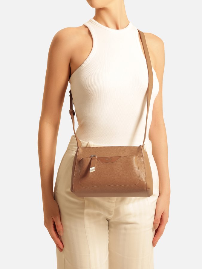 Bolsa Tiracolo Marrom Clara Emilly Pequena
