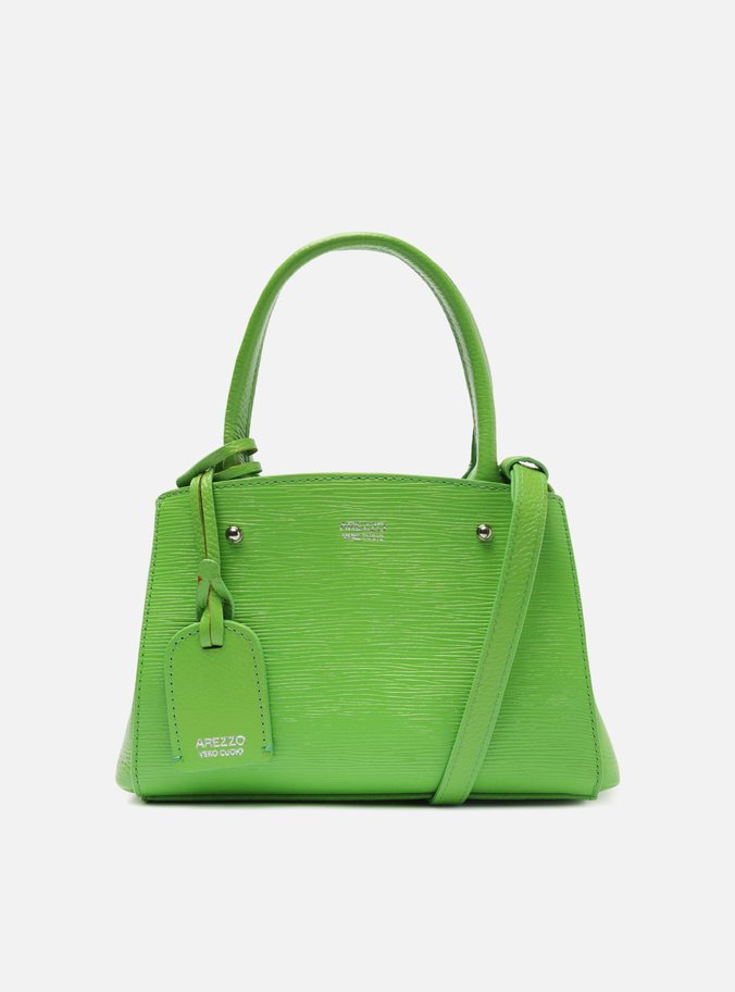 Tote Verde Couro Bella Pequena