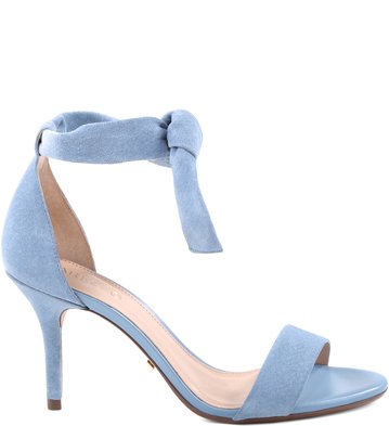 Sandália Suede Lace-up Acqua
