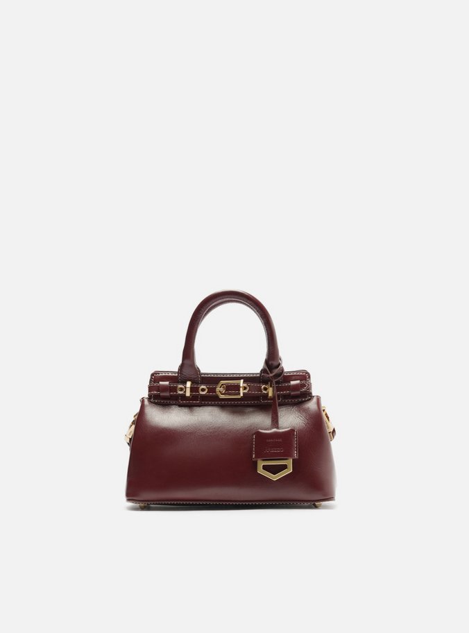 Bolsa Tote Vermelha Couro Pequena Bag Charm Victória