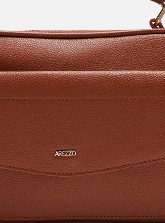 Bolsa Marrom Tiracolo Média