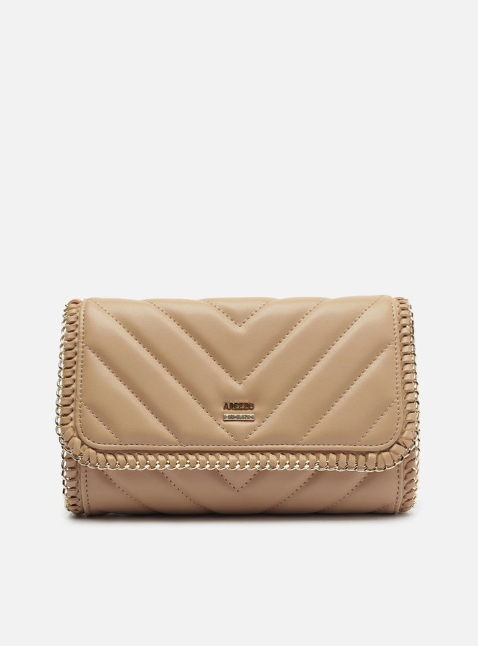 Bolsa Tiracolo Nude Pequena Matelassê Corrente