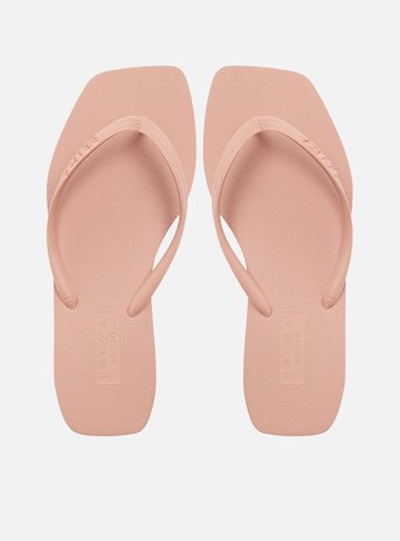 Chinelo de Dedo Rosé Básico Square Brizza
