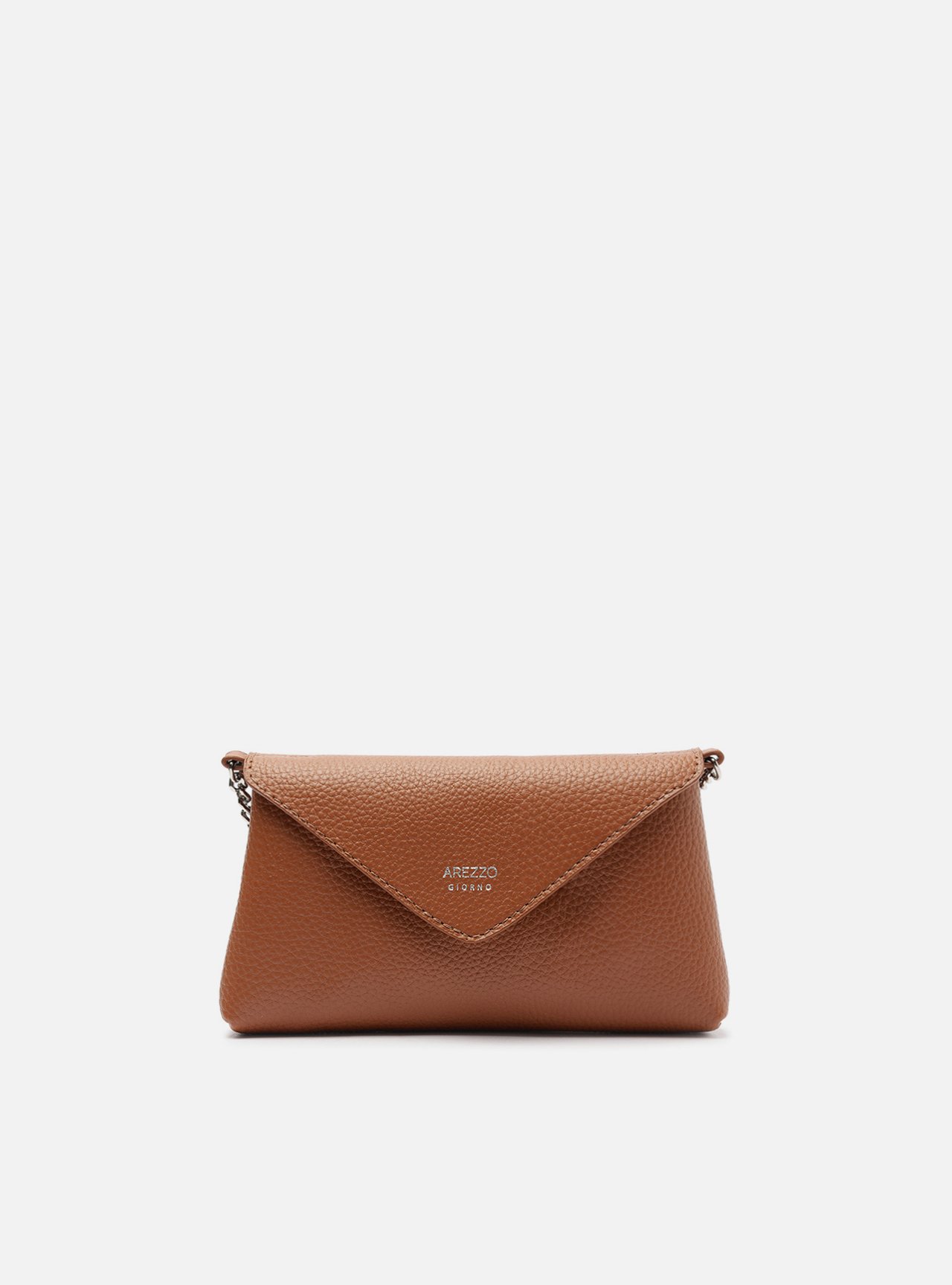 Bolsa Tiracolo Marrom Giorno Pequena Envelope — foto 1