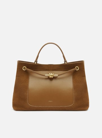 Bolsa Tote Caramelo Couro Helena Grande