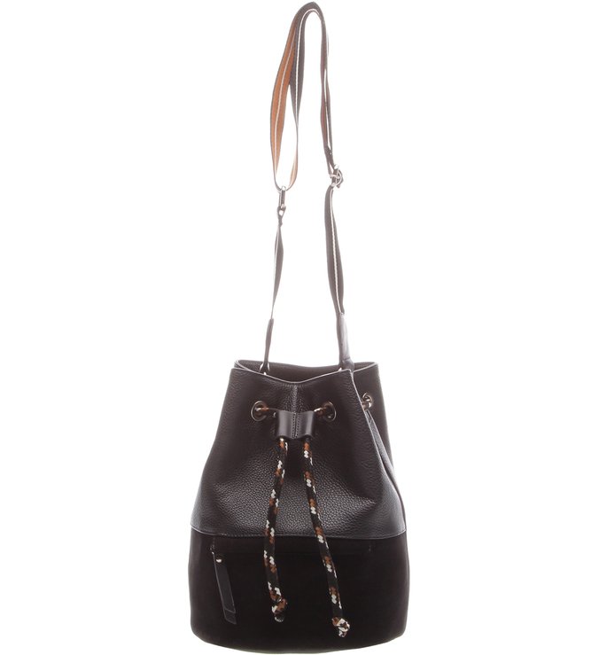 Bolsa Camurcina Bucket Média Prione Preta