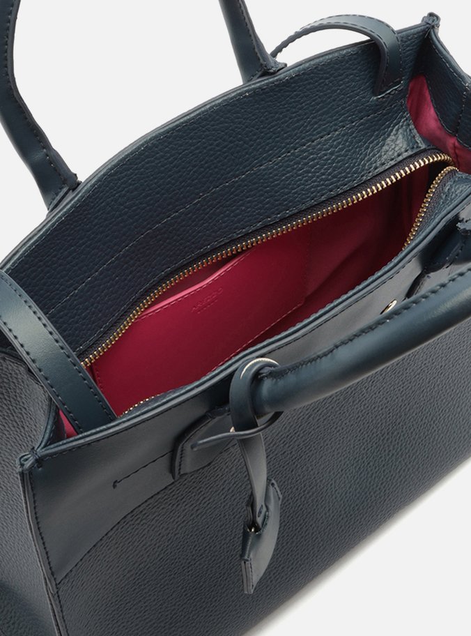 Bolsa Tote Azul Giorno Grande Moldura