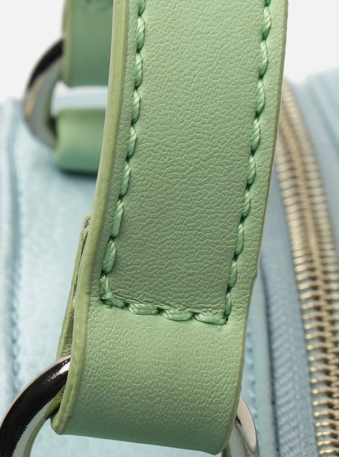 Bolsa Tiracolo Azul Soft Prione Média
