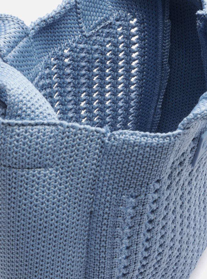 Bolsa Tote Azul Croche Monaco Pequena