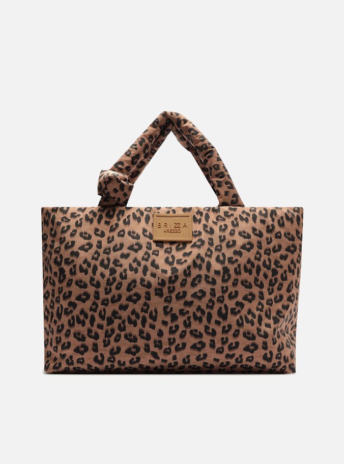 Bolsa Shopping Animal Print Nylon Bella Grande
