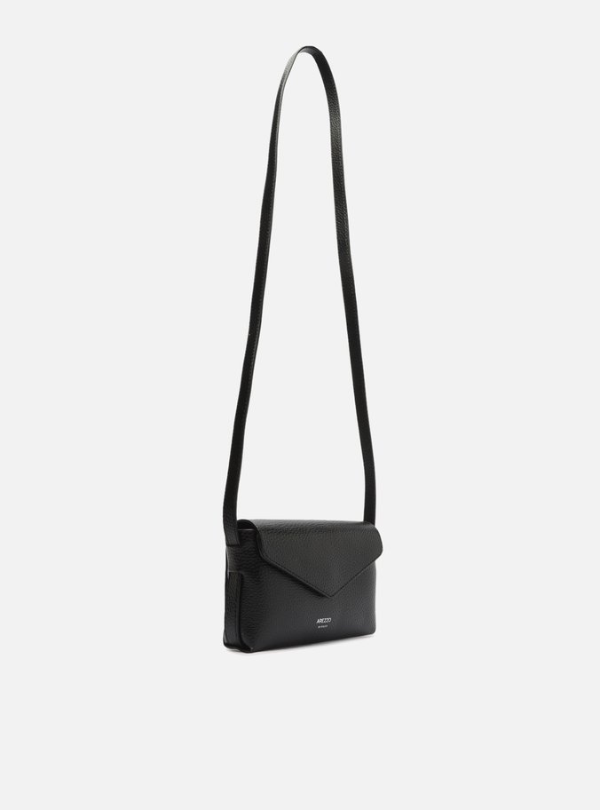 Bolsa Tiracolo Preta Pequena Envelope