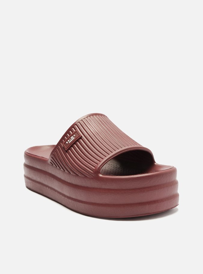 Sandália Vermelha Flatform Oslo Brizza