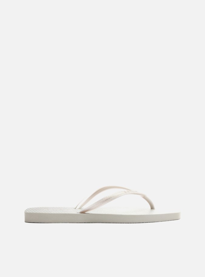 Chinelo de Dedo Prata Square Brizza