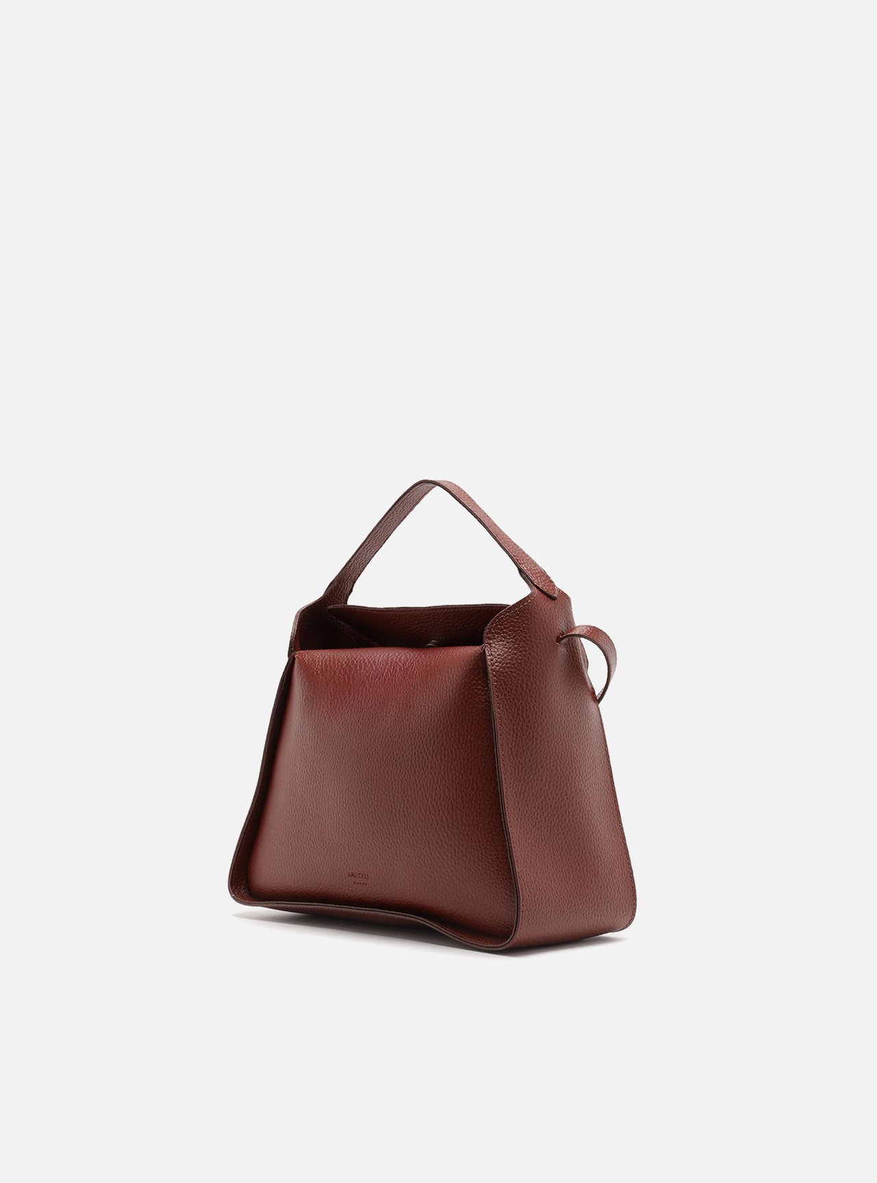 Bolsa Tote Vermelha Pequena Granulada — foto 2