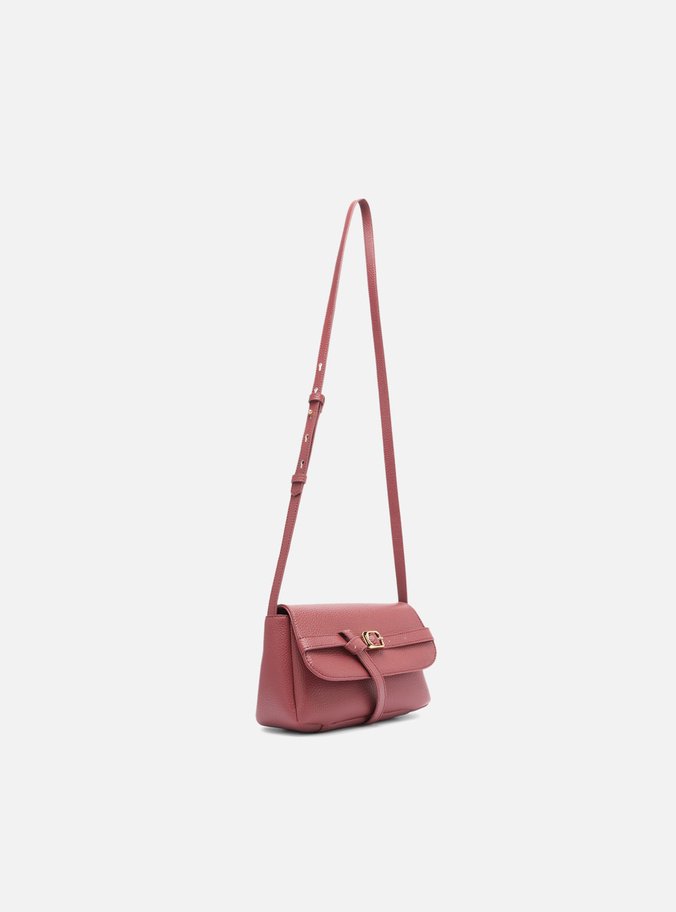 Bolsa Tiracolo Rosa Pequena Fivela
