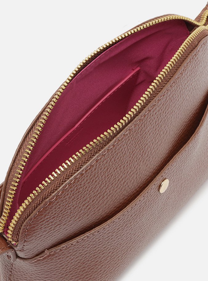 Bolsa Tiracolo Média Marrom