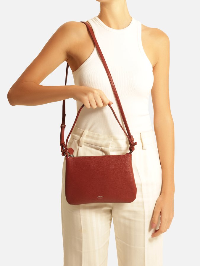 Bolsa Tiracolo Laranja Luisa Pequena