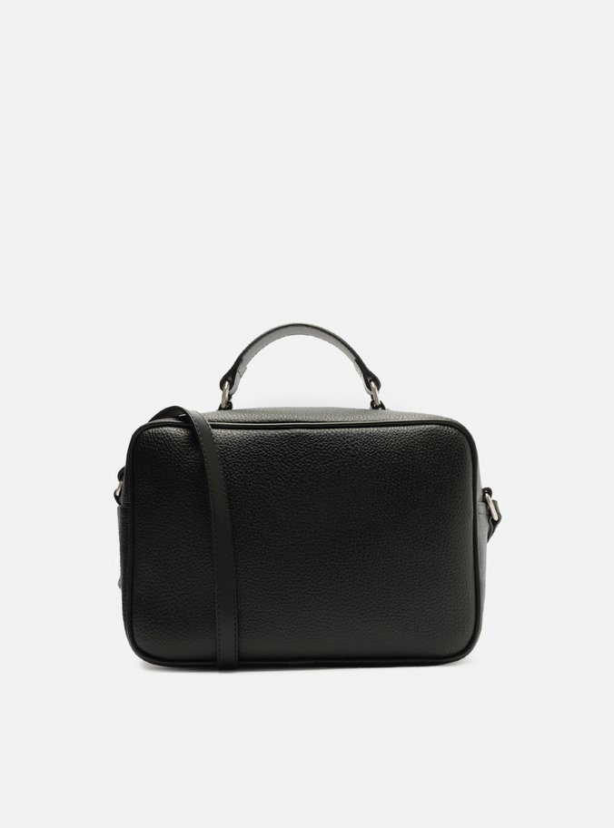 Bolsa Tiracolo Preta Waves Média Elisa