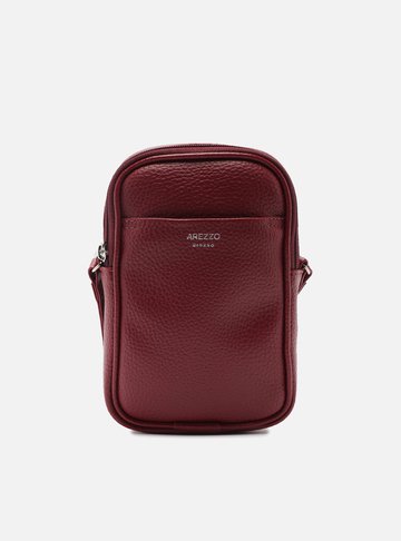 Mini Bag Porta-Celular Bordô