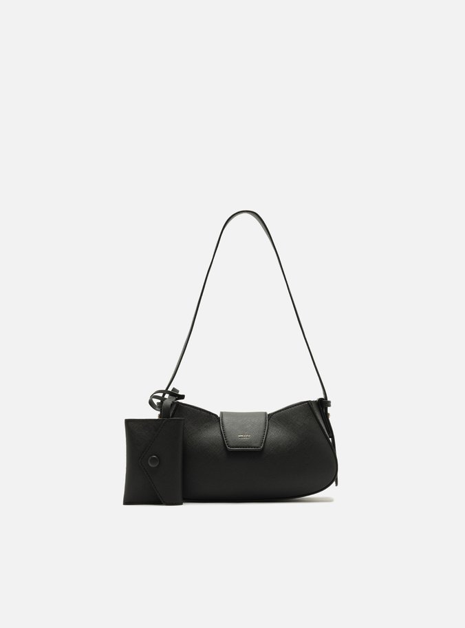 Bolsa Tiracolo Preta Pequena