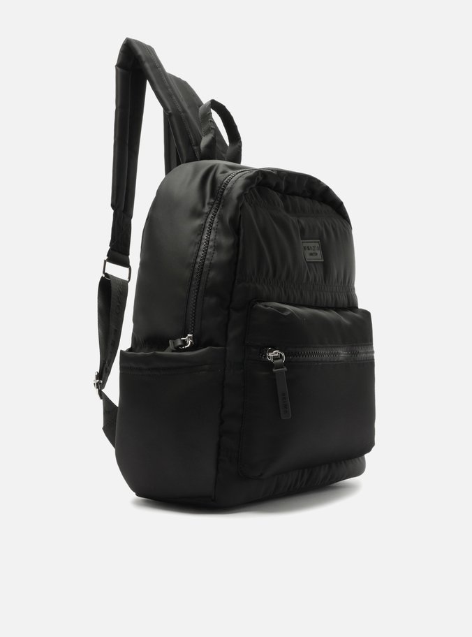 Mochila Preta Nylon Grande Sporty