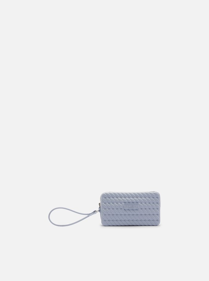 Clutch Azul Soft Alça Marrocos