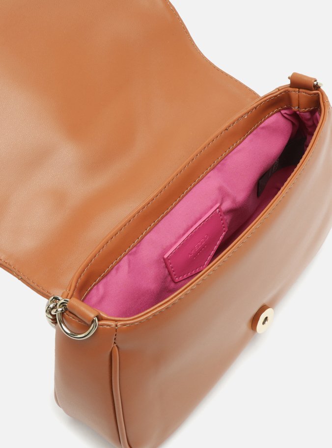 Bolsa Tiracolo Marrom Matelassê Verona Pequena