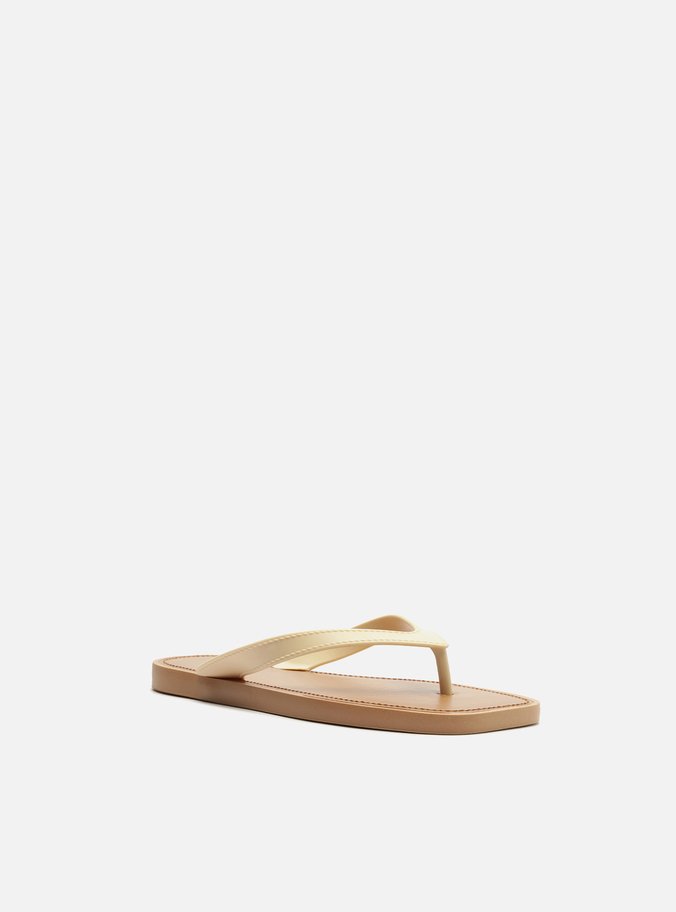 Chinelo de Dedo Branco Tira V Brizza