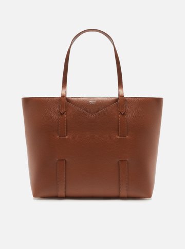 Bolsa Shopping Marrom Grande Tiras
