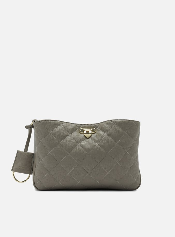 Bolsa Shoulder Cinza Média Matelassê