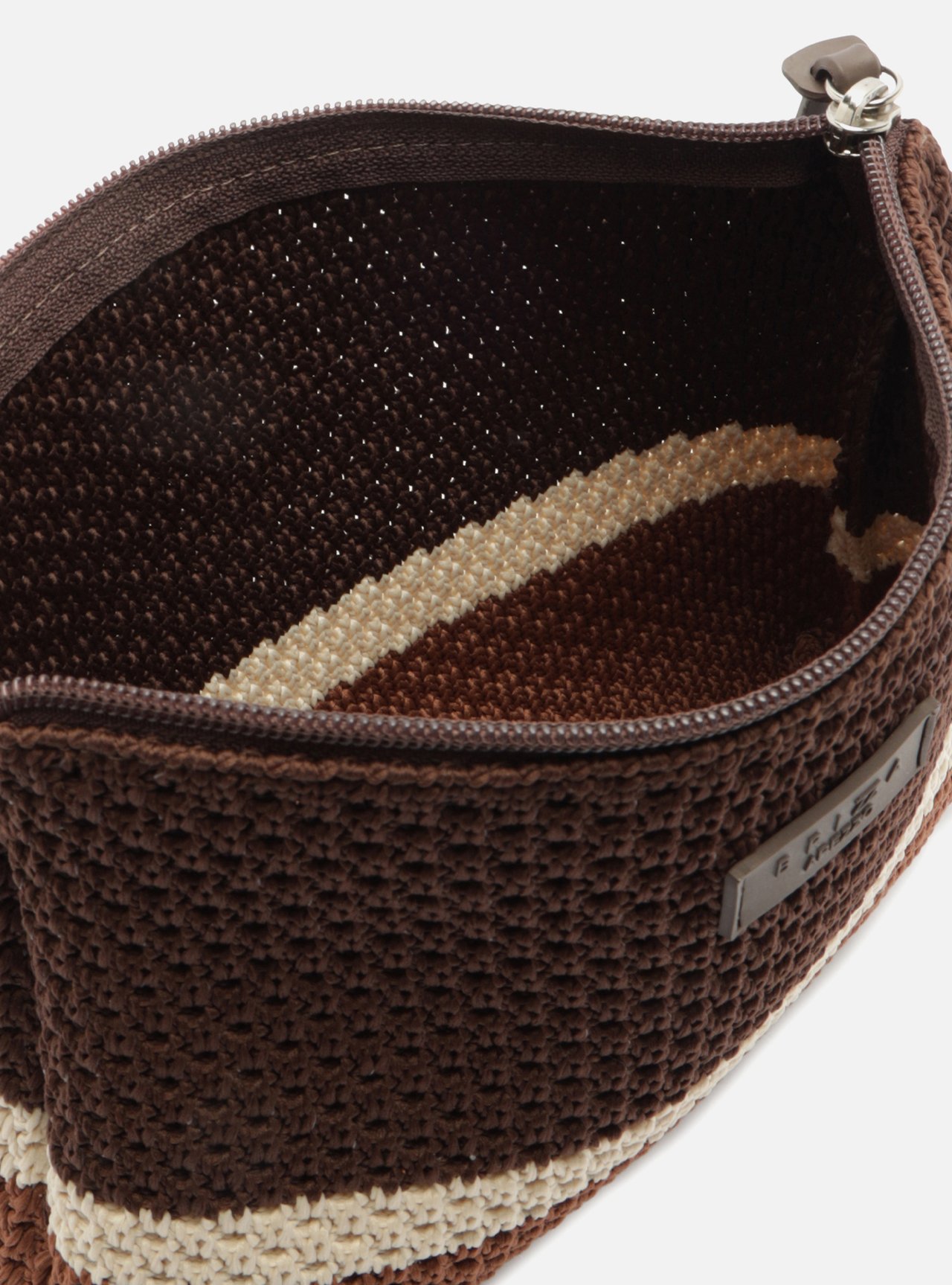 Necessaire Marrom Knit Brizza — foto 3