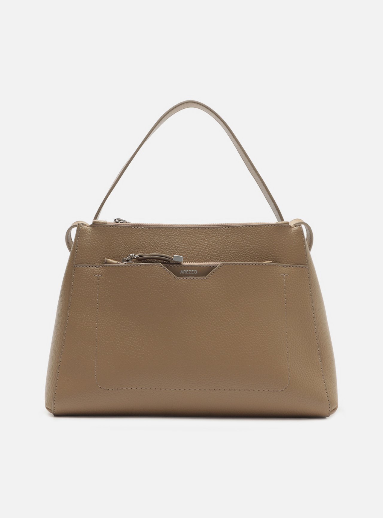 Bolsa Tote Cinza Emilly Grande Pouch — foto 1