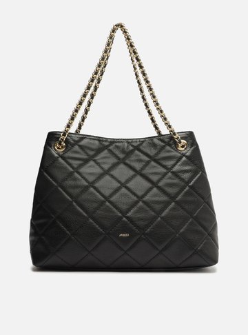 Bolsa Preta Tote Média