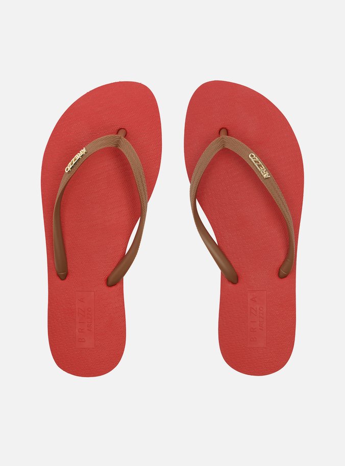 Chinelo de Dedo Vermelho Flatform Brizza