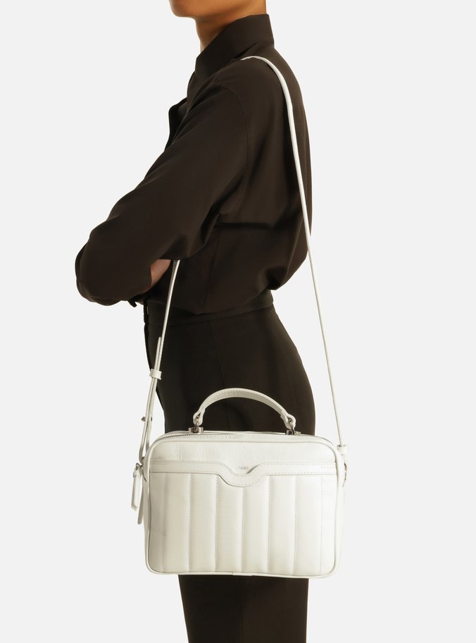 Bolsa Tiracolo Branca Couro Francine Média