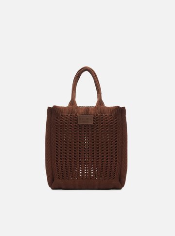 Bolsa Tote Marrom Coffee Mônaco Pequena