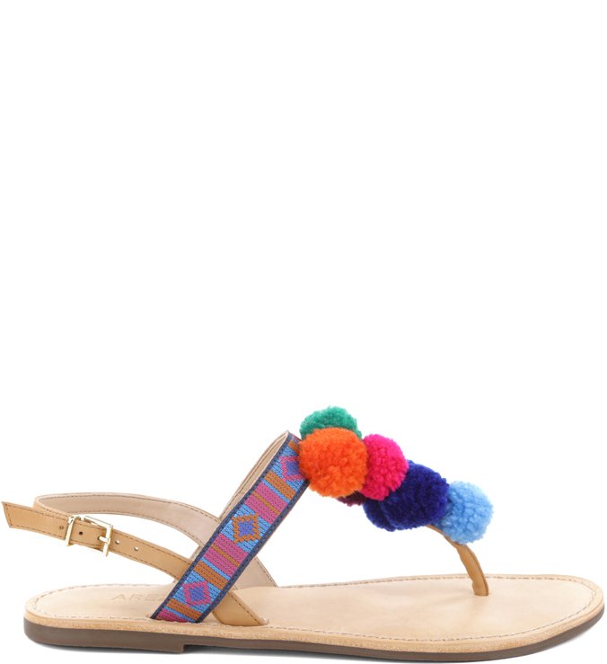 Rasteira Pompom Show Multi