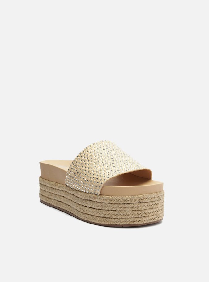 Sandália Natural Palha Flatform