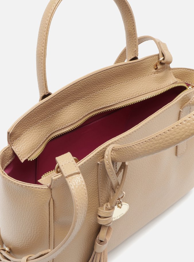 Bolsa Tote Bege Grande Charm Barbicacho