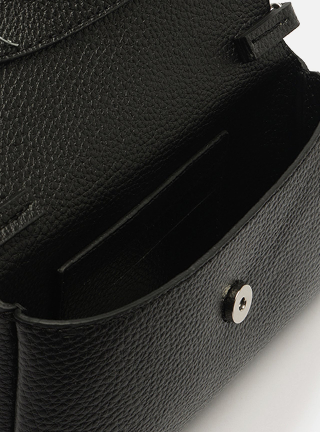 Bolsa Tiracolo Preta Giorno Pequena Envelope — foto 4