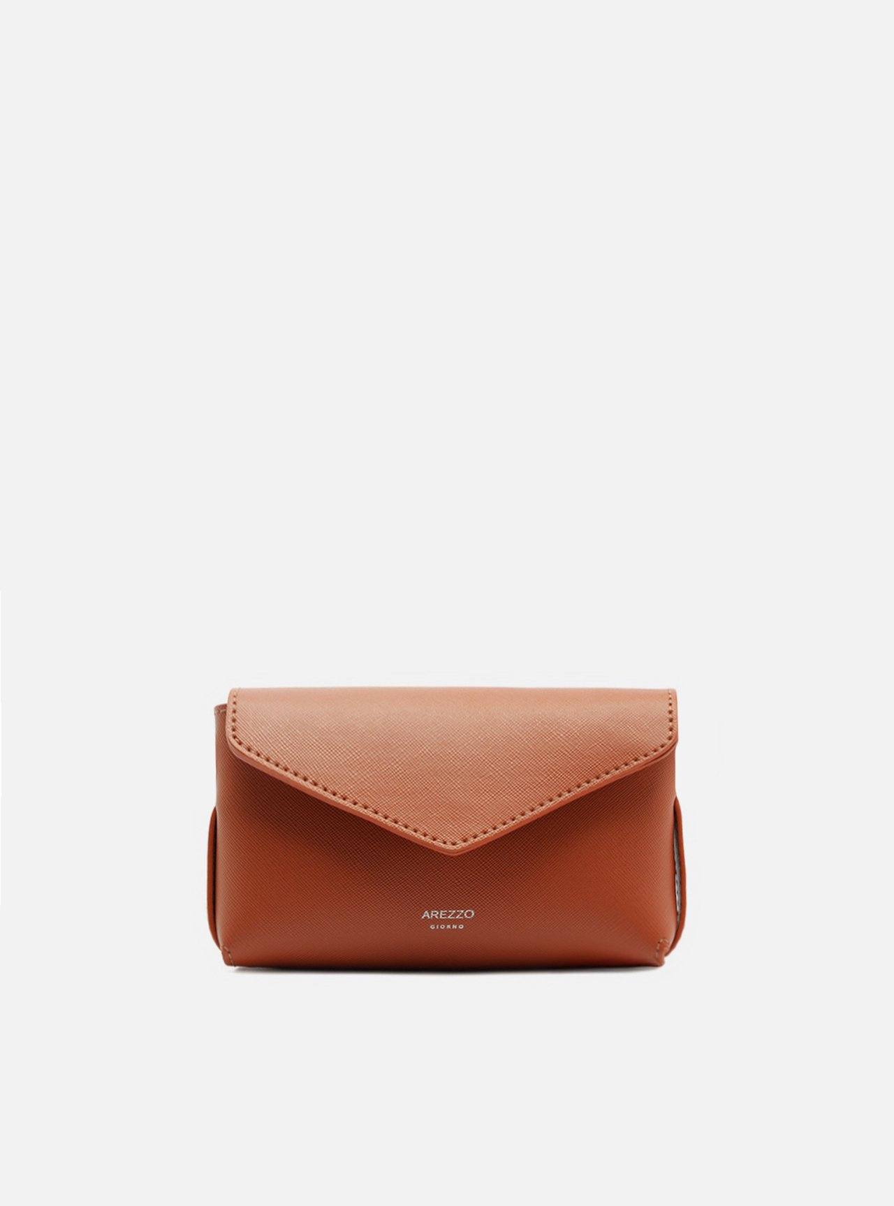 Bolsa Tiracolo Laranja Pequena Envelope — foto 1