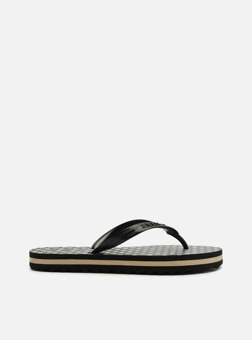 Arezzo — Chinelo de Dedo Preto Poá Flatform Brizza