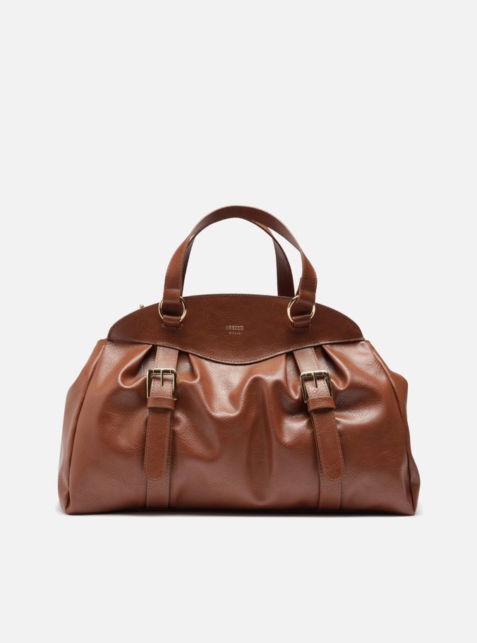 Bolsa Tote Marrom Grande Franzida