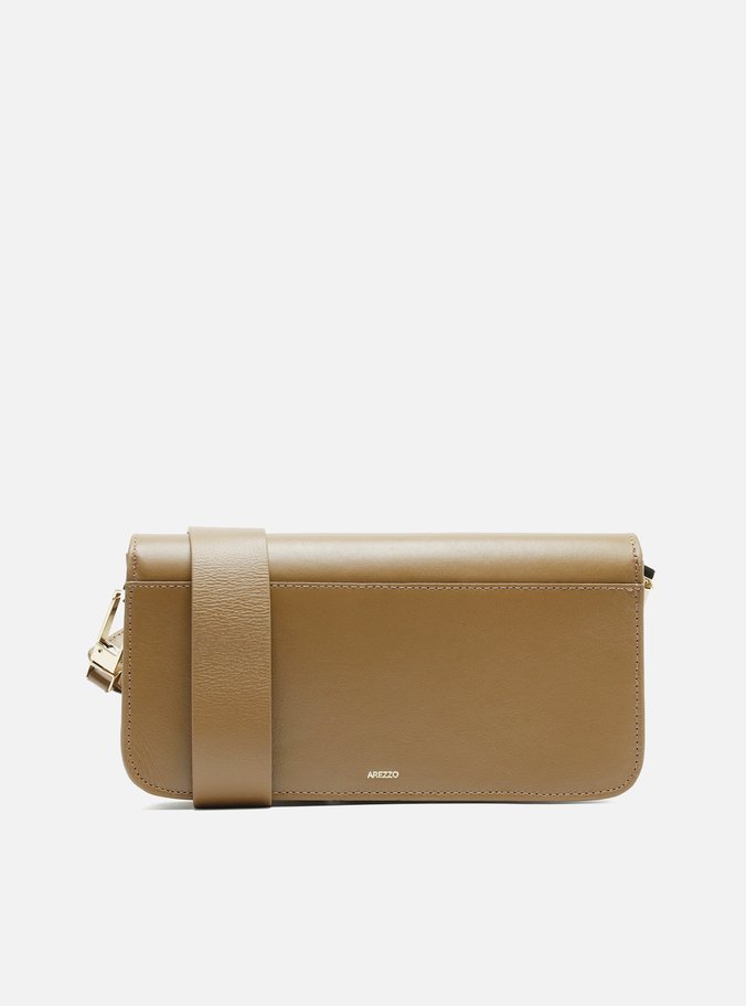 Bolsa Tiracolo Marrom Couro Western Pequena