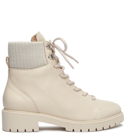 Coturno Off-White Couro Tratorado Lizza