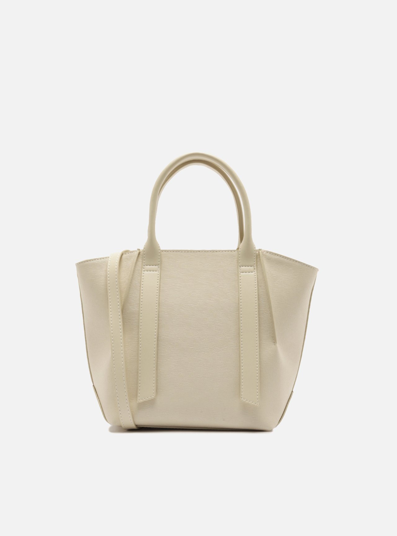 Bolsa Tote Branca Média Tiras — foto 3