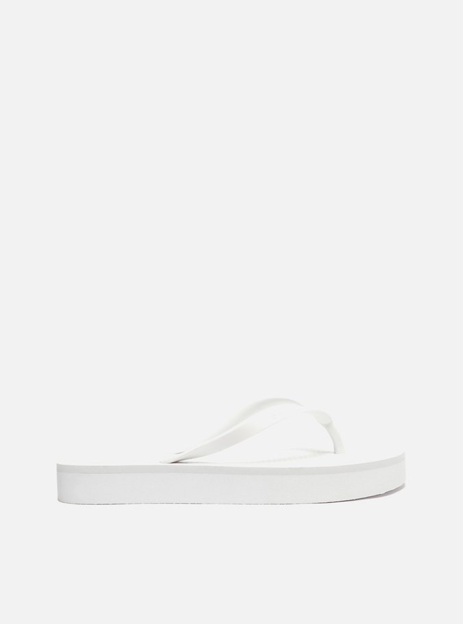 Sandália Branca Flatform Mid Brizza
